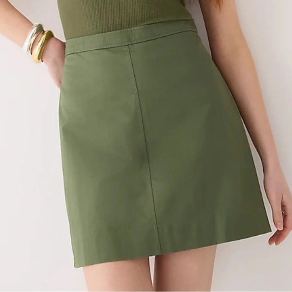 J crew Natasha skirt stretch twill blue